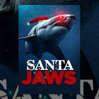 Santa Jaws wallpaper