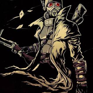 NCR Fallout phone wallpaper