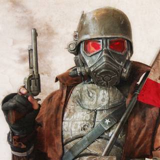 NCR Fallout phone wallpaper