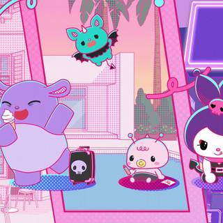 Kuromi's Pretty Journey wallpaper