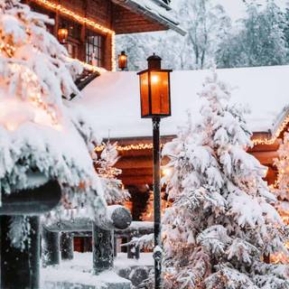 European Christmas wallpaper