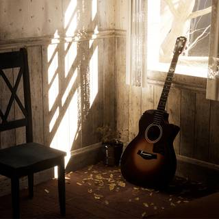 The Last Of Us guitar wallpaper