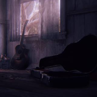 The Last Of Us guitar wallpaper
