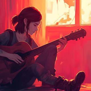 The Last Of Us guitar wallpaper