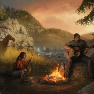 The Last Of Us guitar wallpaper