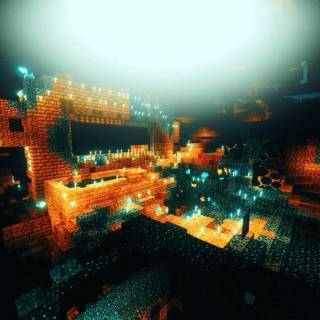 Minecraft ancient city wallpaper