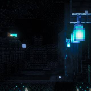 Minecraft ancient city wallpaper