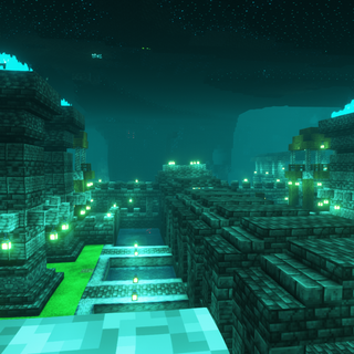 Minecraft ancient city wallpaper