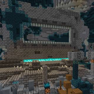 Minecraft ancient city wallpaper