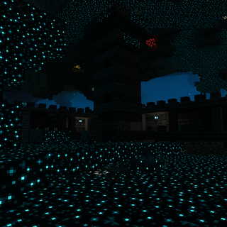 Minecraft ancient city wallpaper