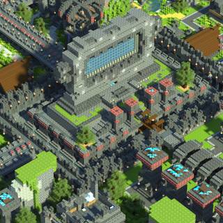 Minecraft ancient city wallpaper