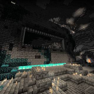 Minecraft ancient city wallpaper