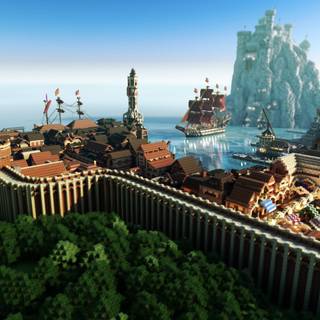 Minecraft ancient city wallpaper