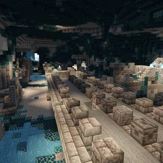 Minecraft ancient city wallpaper