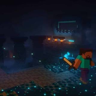 Minecraft ancient city wallpaper