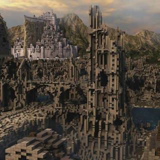 Minecraft ancient city wallpaper