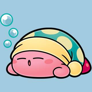 Sleeping Kirby wallpaper
