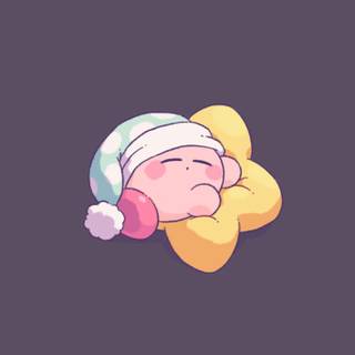 Sleeping Kirby wallpaper