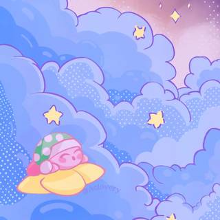Sleeping Kirby wallpaper