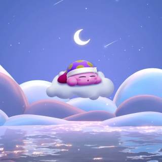 Sleeping Kirby wallpaper