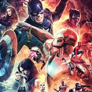 Tony Stark Civil War wallpaper