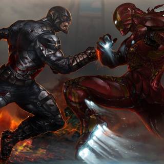 Tony Stark Civil War wallpaper