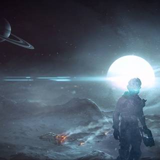 Space void wallpaper