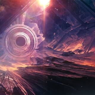 Space void wallpaper