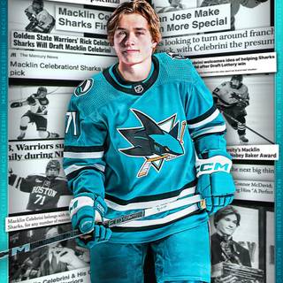 Macklin Celebrini wallpaper