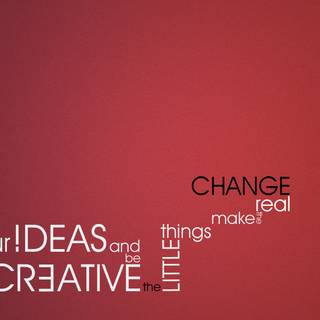 Change yourself wallpaper