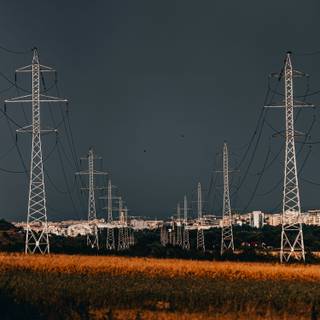 Electric field wallpaper