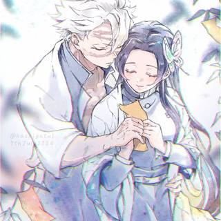 Kanae and Sanemi wallpaper