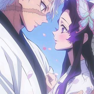 Kanae and Sanemi wallpaper