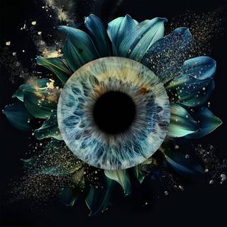 Eye iris wallpaper