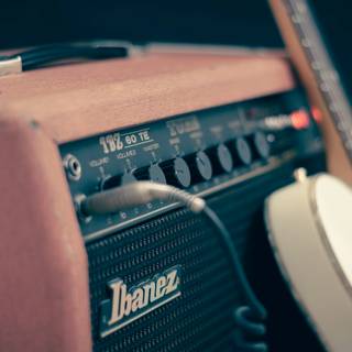 Guitar amplifier wallpaper