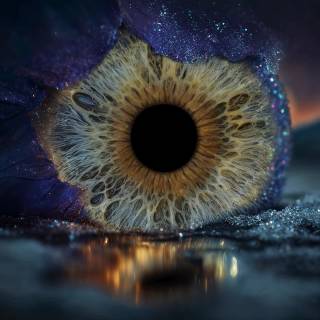 Eye iris wallpaper