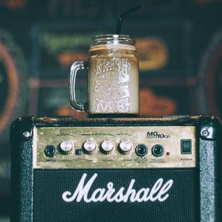 Guitar amplifier wallpaper