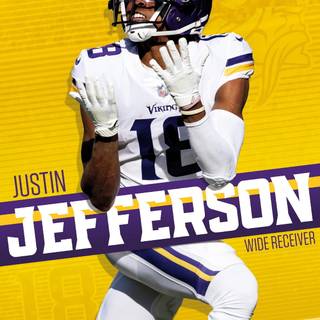 Justin Jefferson drip wallpaper