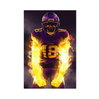 Justin Jefferson drip wallpaper