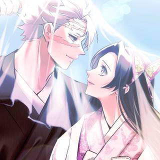 Kanae and Sanemi wallpaper