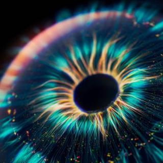 Eye iris wallpaper