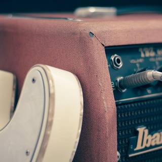 Guitar amplifier wallpaper