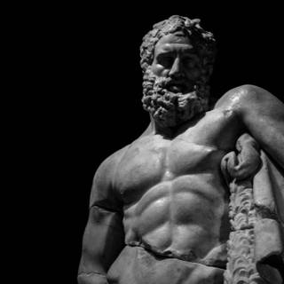 Dark statue wallpaper