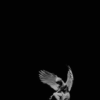 Dark statue wallpaper