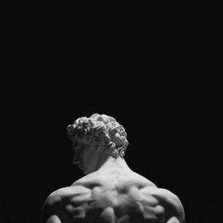 Dark statue wallpaper