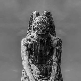 Dark statue wallpaper