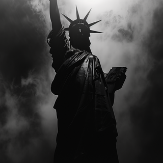 Dark statue wallpaper