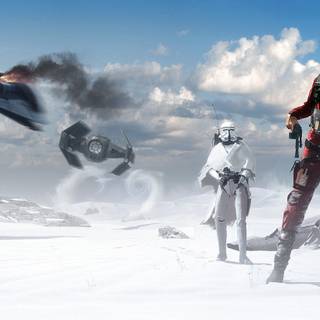 Star Wars snow wallpaper