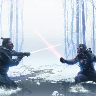 Star Wars snow wallpaper