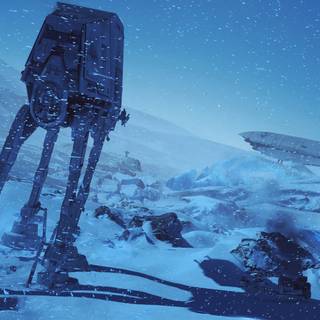 Star Wars snow wallpaper